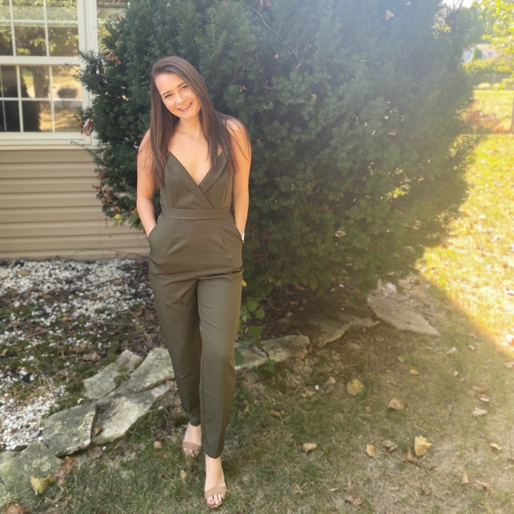 Olive Green Jumpsuit